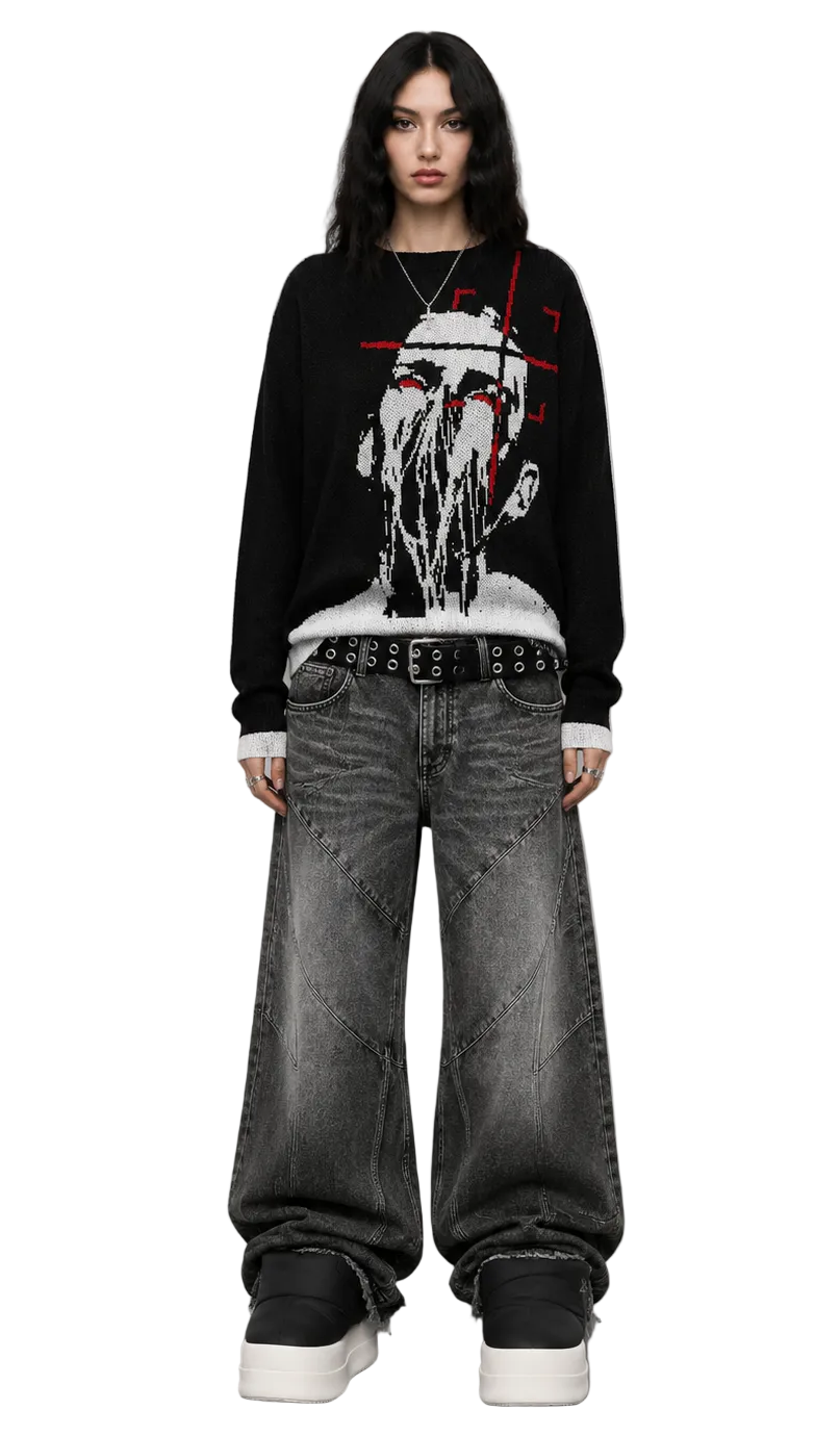 VAMPVISION Cry Sweater Women