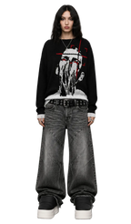 VAMPVISION Cry Sweater Women