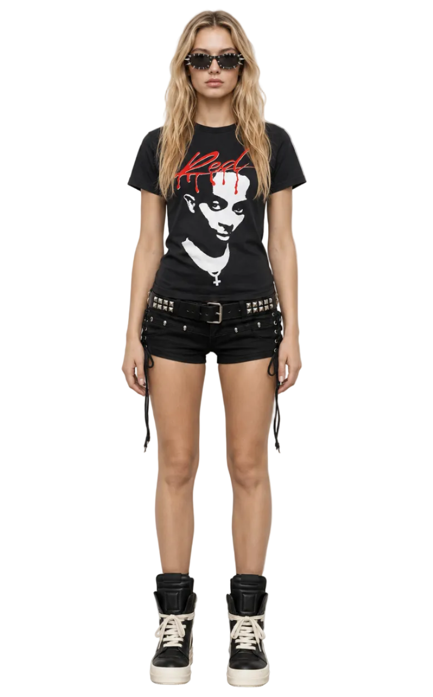 VAMPVISION Red Tee Women