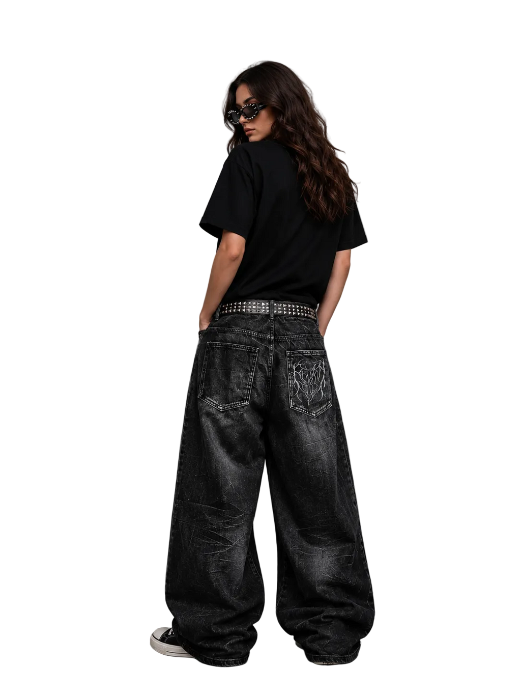 VAMPVISION Bat Jeans Women
