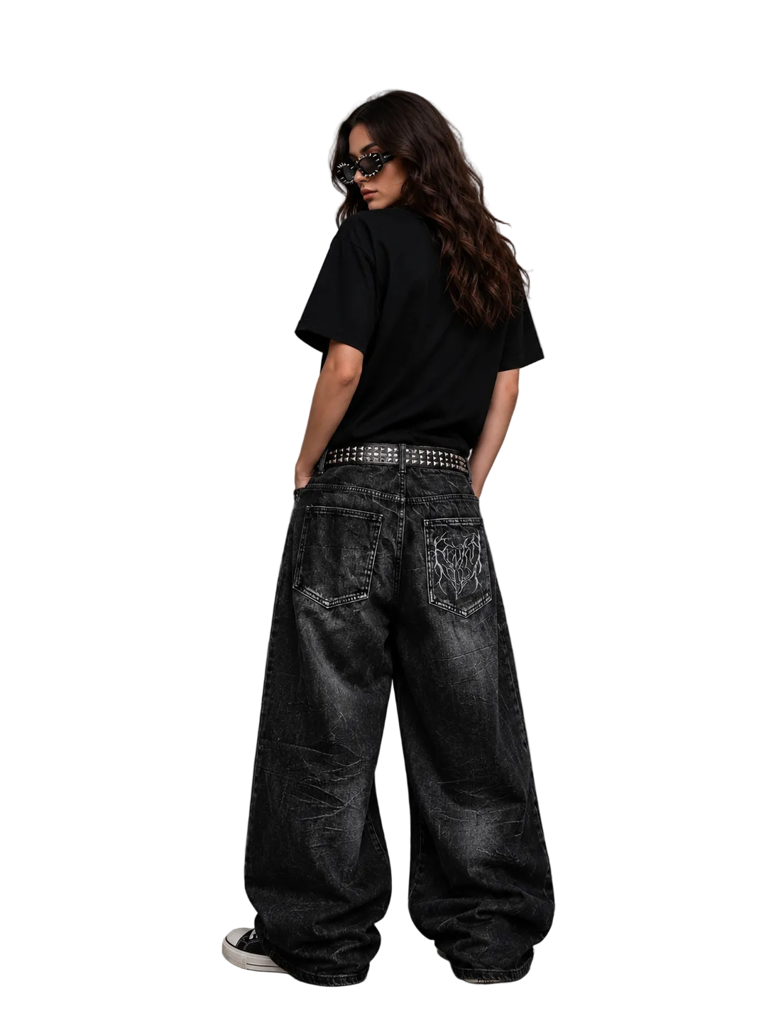 VAMPVISION Bat Jeans Women