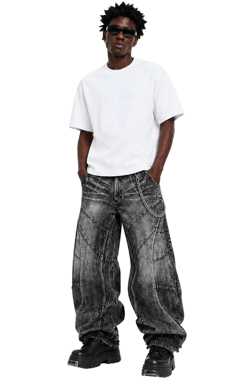 VAMPVISION Jeans Black Washed