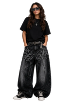 VAMPVISION Bat Jeans Women