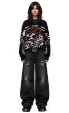 VAMPVISION Painting Sweater Women