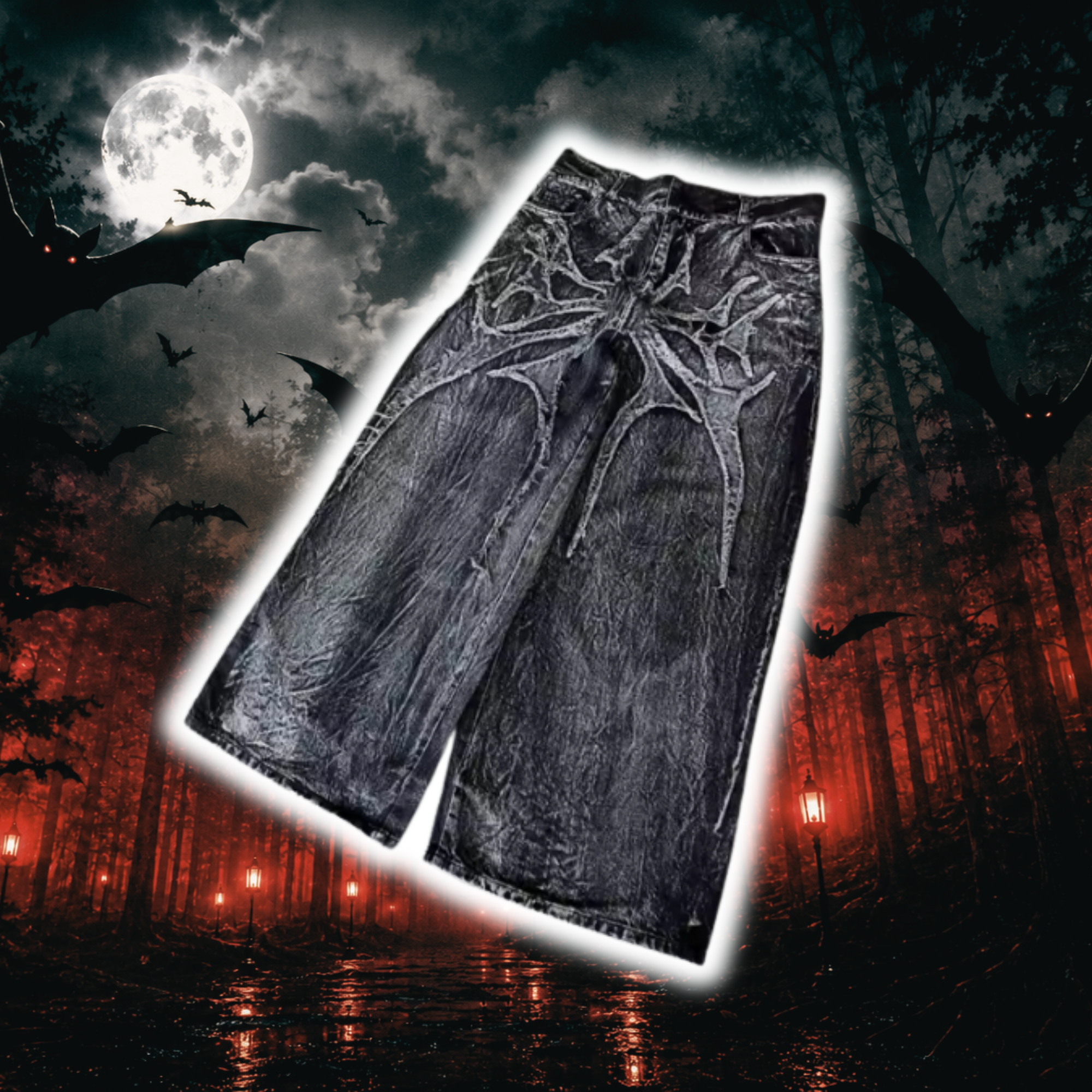 VAMPVISION Bat Jeans