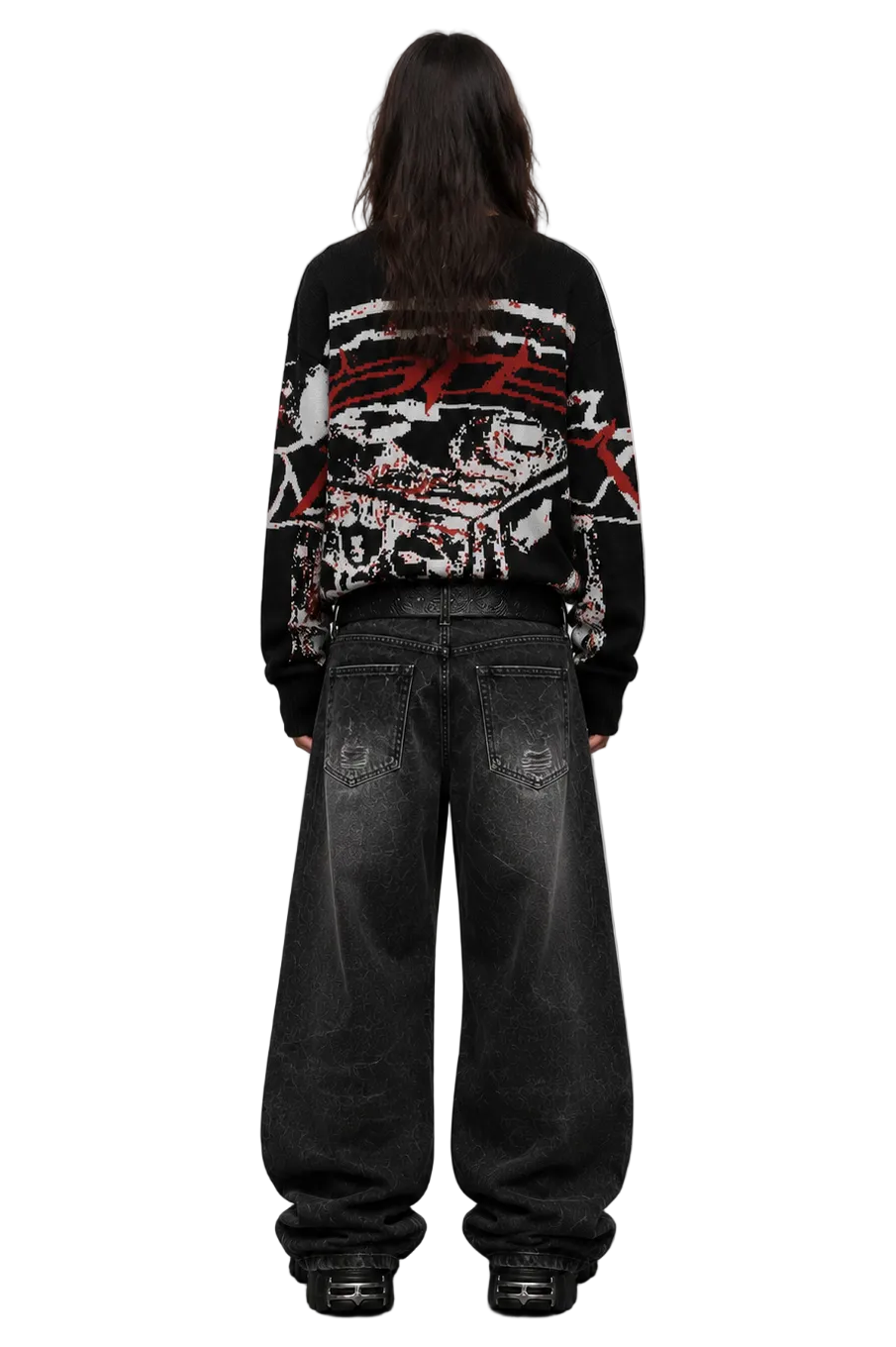VAMPVISION Painting Sweater Women