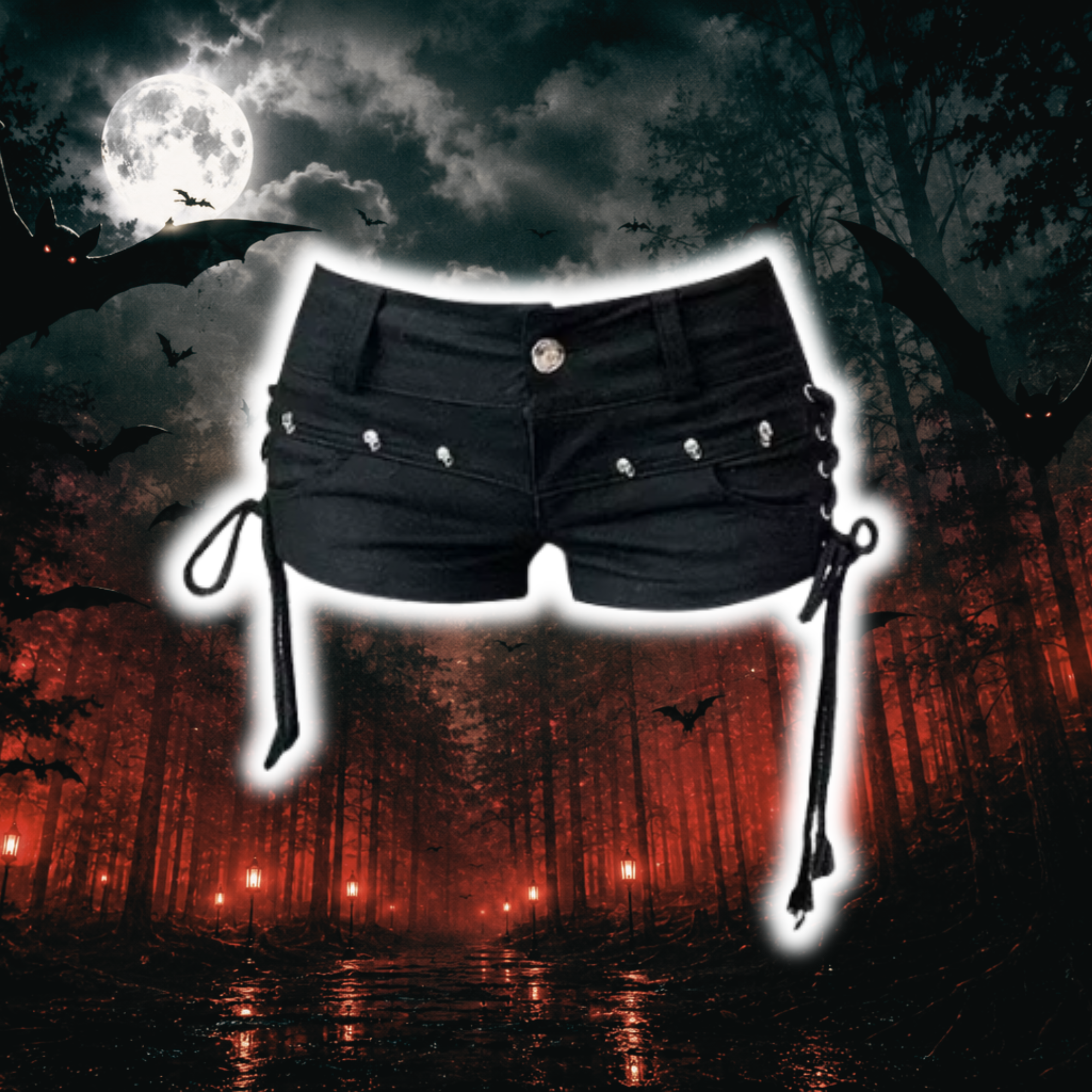 VAMPVISION Women Shorts